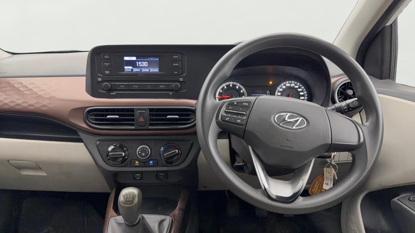2020 Hyundai AURA S 1.2, Petrol, Manual, 44,145 km, Steering Wheel Close Up