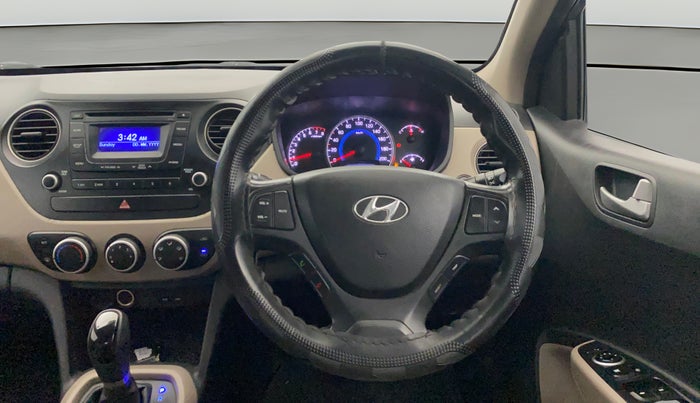 2014 Hyundai Grand i10 ASTA AT 1.2 KAPPA VTVT, Petrol, Automatic, 73,674 km, Steering Wheel Close Up