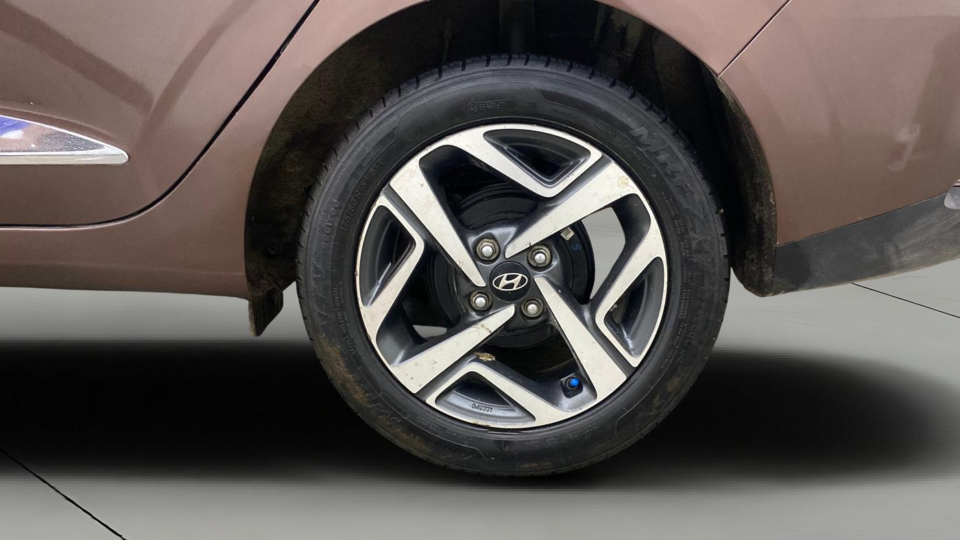 2021 Hyundai AURA SX PLUS 1.2 AMT, Petrol, Automatic, 39,910 km, Left Rear Wheel