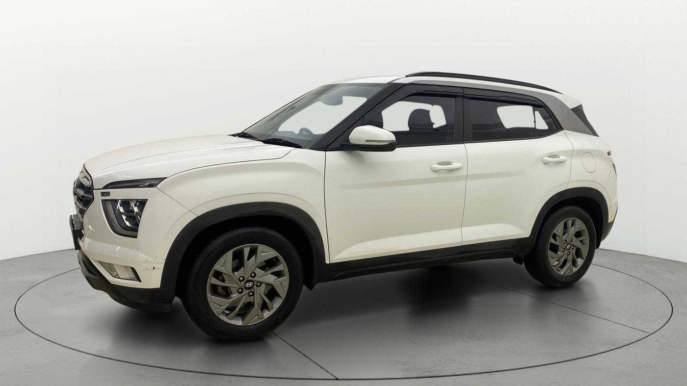 2021 Hyundai Creta SX (O) 1.4 TURBO DCT, Petrol, Automatic, 1,01,108 km, Left Front Diagonal