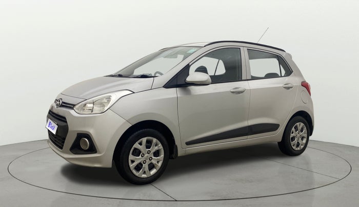 2016 Hyundai Grand i10 SPORTZ 1.2 KAPPA VTVT, Petrol, Manual, 49,219 km, Left Front Diagonal