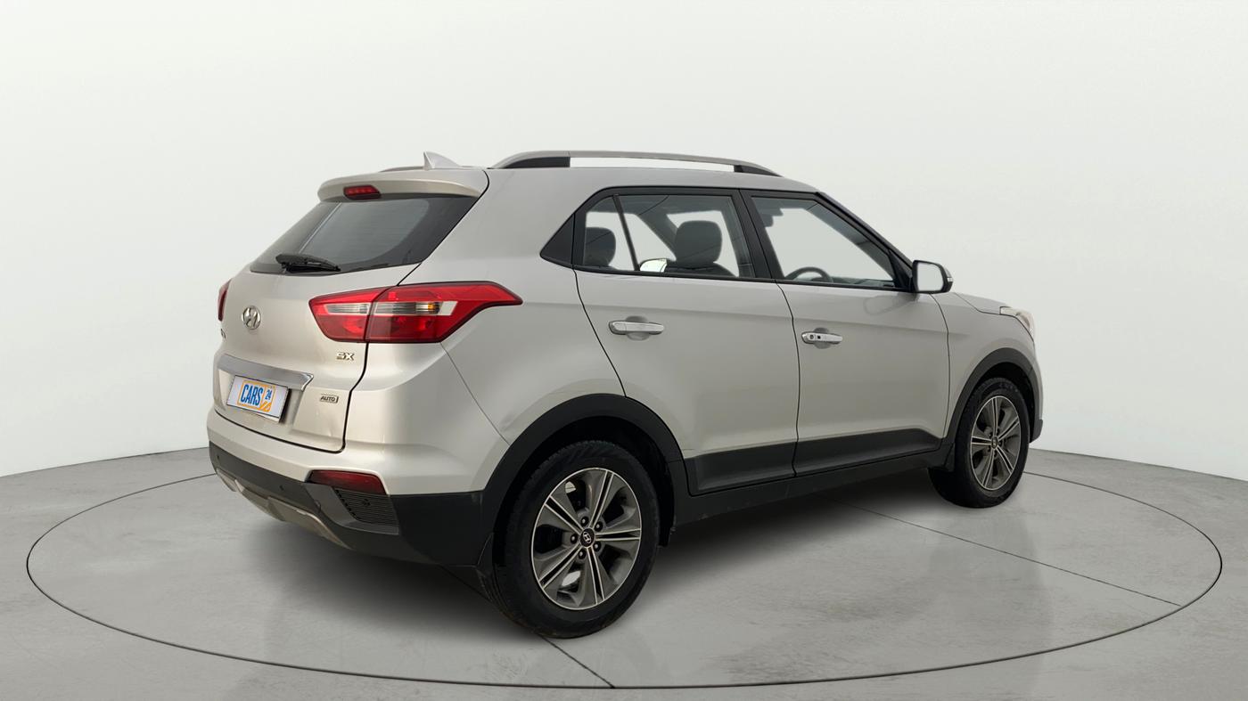 2016 Hyundai Creta SX PLUS AT 1.6 PETROL, Petrol, Automatic, 1,08,641 km, Right Back Diagonal