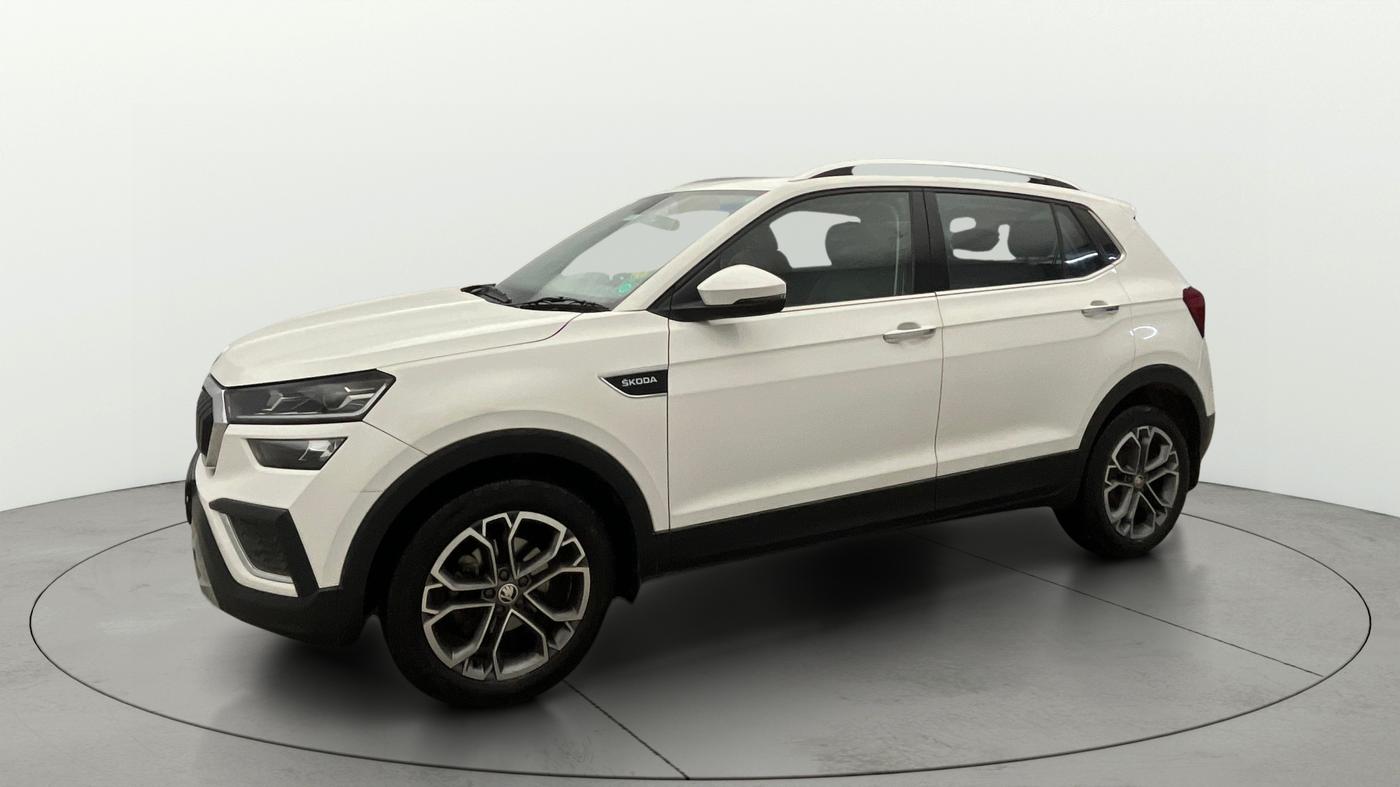 2021 Skoda KUSHAQ STYLE 1.0L TSI AT, Petrol, Automatic, 24,676 km, Left Front Diagonal