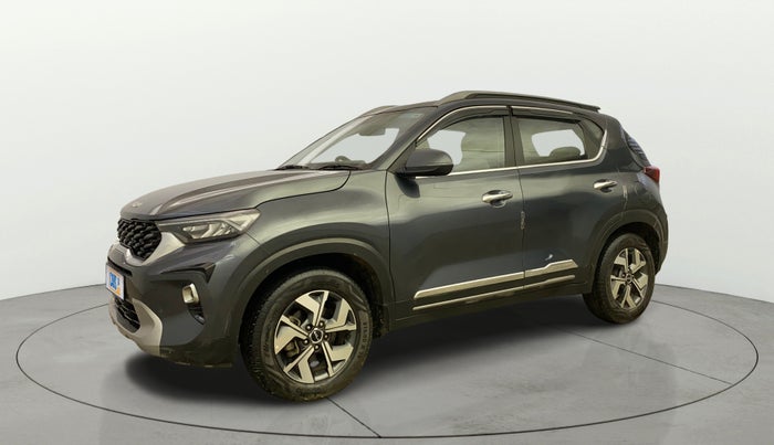 2023 KIA SONET HTX 1.0 TURBO PETROL IMT, Petrol, Manual, 21,705 km, Left Front Diagonal