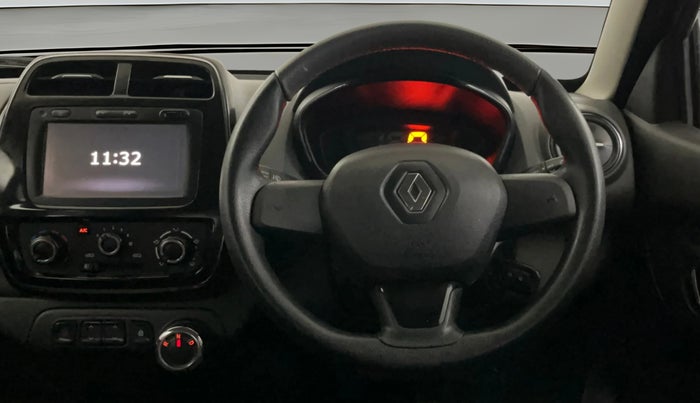 2018 Renault Kwid RXT 1.0 AMT (O), Petrol, Automatic, 19,064 km, Steering Wheel Close Up