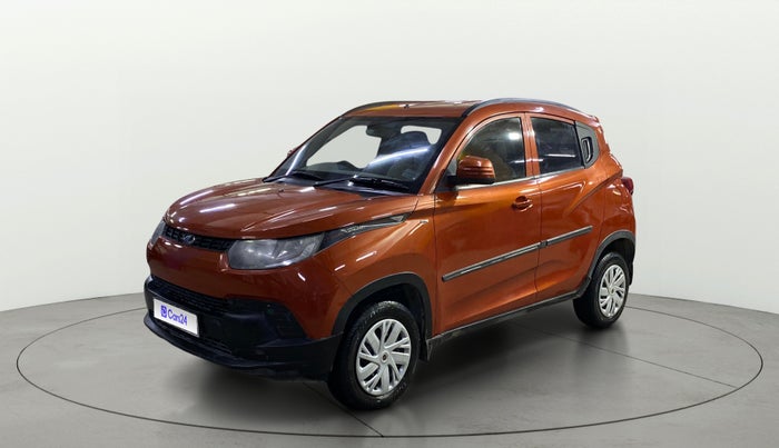 2016 Mahindra Kuv100 K4 D 6 STR, Diesel, Manual, 75,265 km, Left Front Diagonal