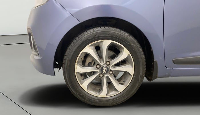 2014 Hyundai Xcent SX AT 1.2 (O), CNG, Automatic, 1,20,410 km, Left Front Wheel