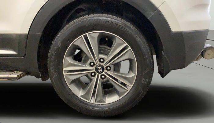 2017 Hyundai Creta SX PLUS 1.6 PETROL SPECIAL EDITION, Petrol, Manual, 1,15,075 km, Left Rear Wheel