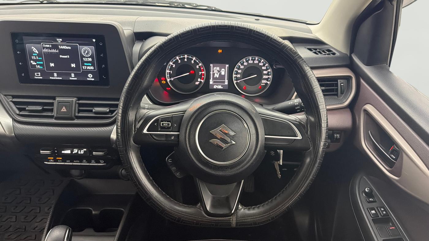 2023 Maruti FRONX DELTA PLUS 1.2L AGS, Petrol, Automatic, 10,437 km, Steering Wheel Close Up