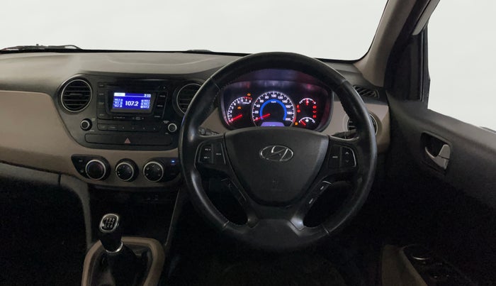 2016 Hyundai Grand i10 ASTA (O) 1.2 KAPPA VTVT, Petrol, Manual, 83,526 km, Steering Wheel Close Up