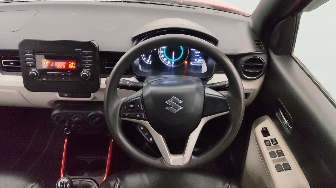 2017 Maruti IGNIS ZETA 1.2, Petrol, Manual, 64,485 km, Steering Wheel Close Up