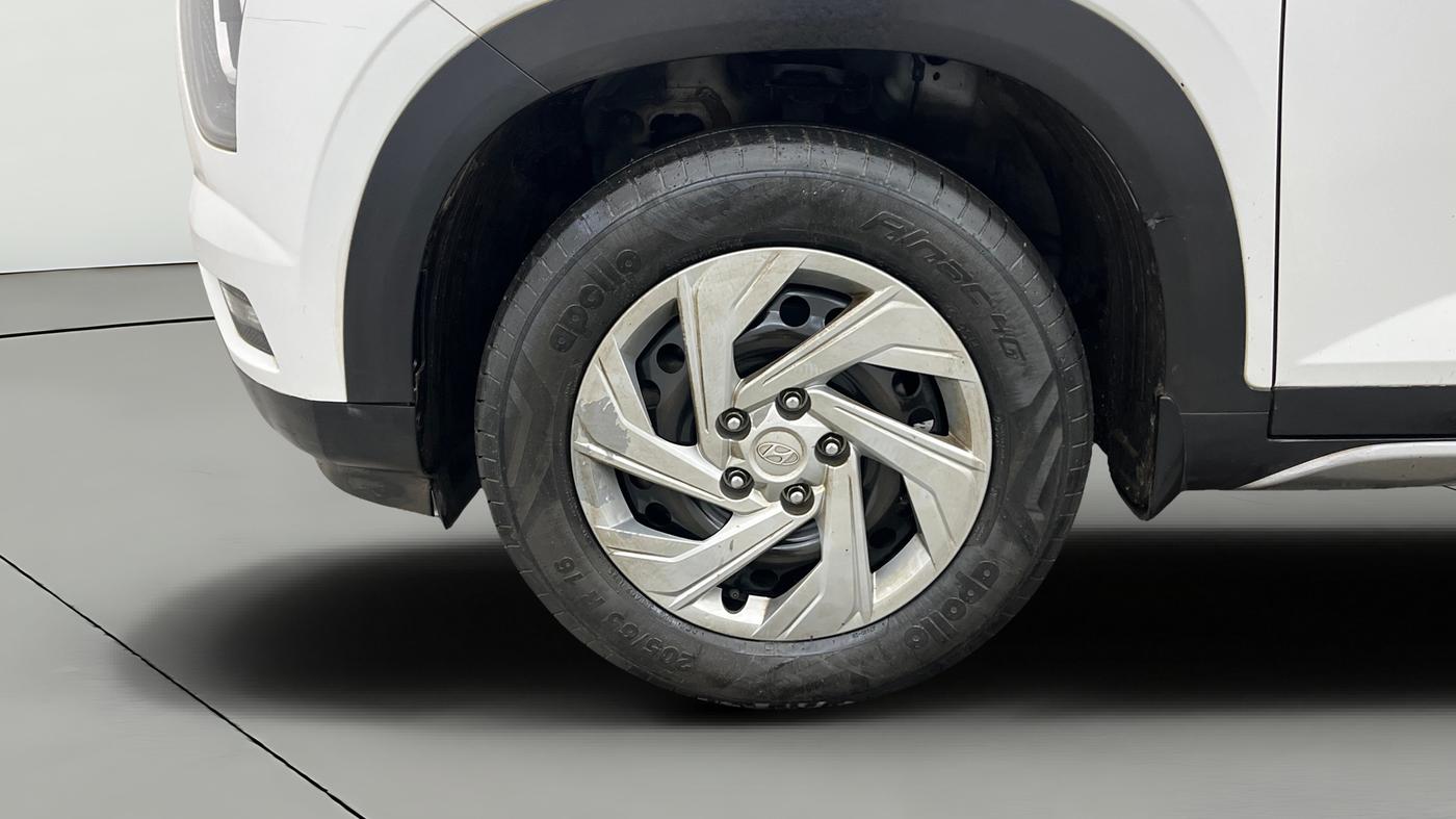 2021 Hyundai Creta EX 1.5 PETROL, Petrol, Manual, 1,13,971 km, Left Front Wheel