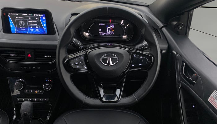 2022 Tata NEXON XZA PLUS (PREMIUM) PETROL DARK EDITION, Petrol, Automatic, 67,427 km, Steering Wheel Close Up