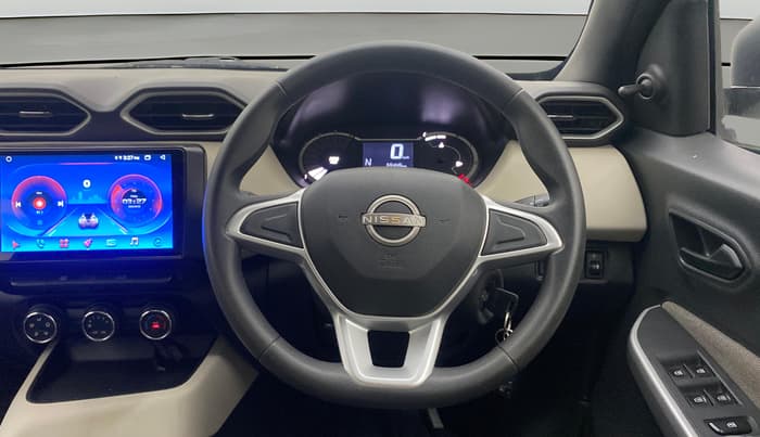 2023 Nissan MAGNITE  XE AMT EZ Shift, Petrol, Automatic, 55,446 km, Steering Wheel Close Up