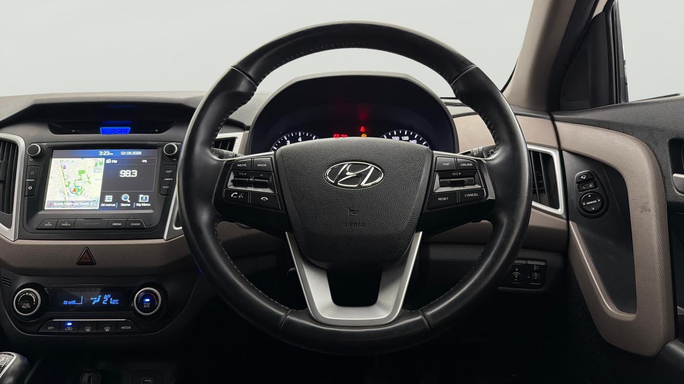 2019 Hyundai Creta SX 1.6 PETROL, Petrol, Manual, 47,246 km, Steering Wheel Close Up