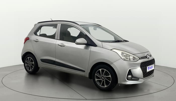 2017 Hyundai Grand i10 SPORTZ (O) AT 1.2 KAPPA VTVT, Petrol, Automatic, 83,522 km, Right Front Diagonal