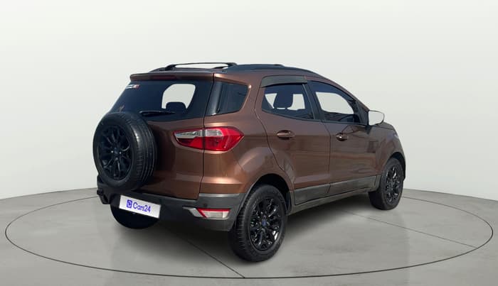 2017 Ford Ecosport TITANIUM 1.5L DIESEL, Diesel, Manual, 1,30,952 km, Right Back Diagonal