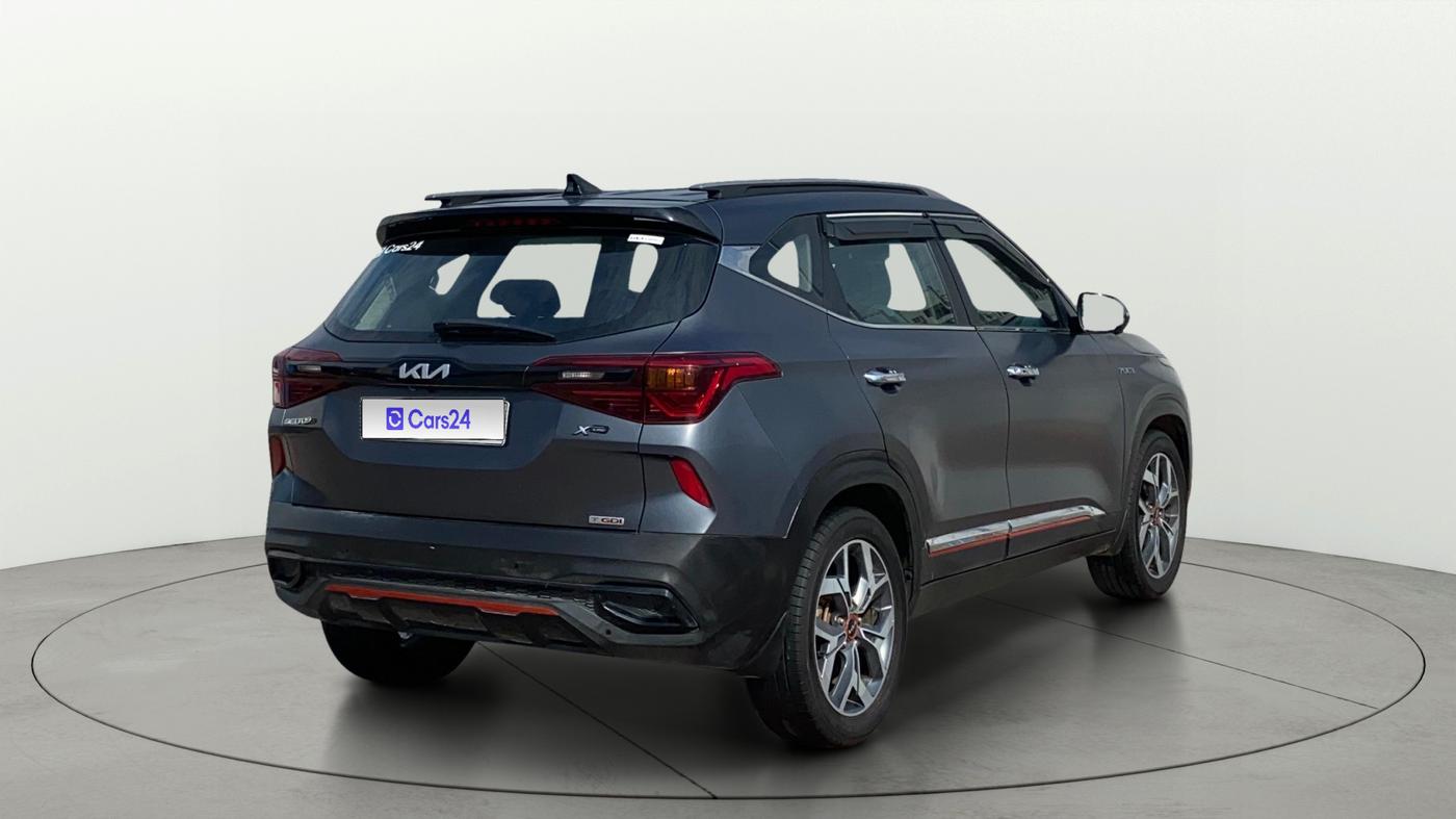 2022 KIA SELTOS X LINE 1.4 DCT, Petrol, Automatic, 83,632 km, Right Back Diagonal