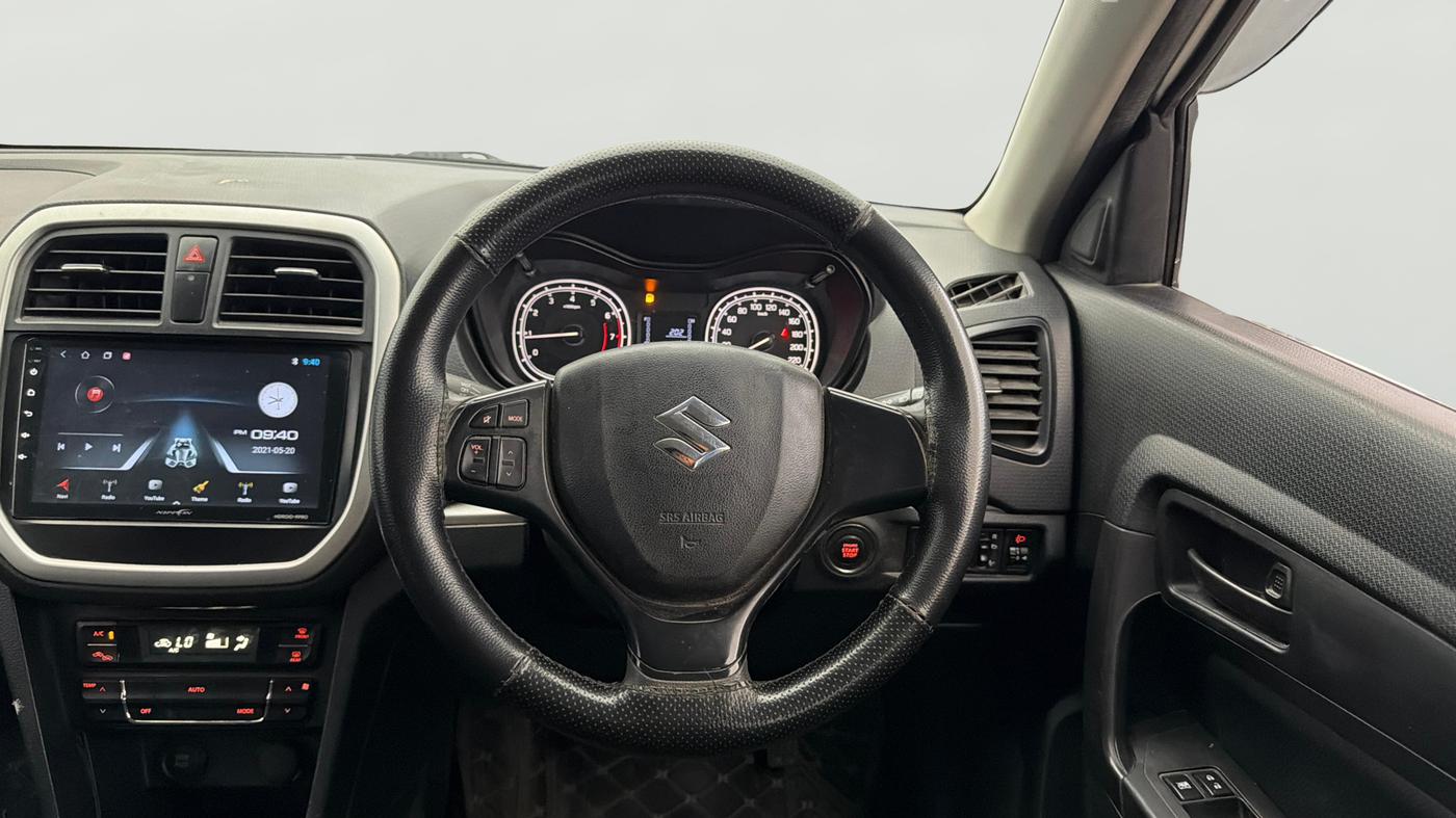 2021 Maruti Vitara Brezza VXI, Petrol, Manual, 49,050 km, Steering Wheel Close Up