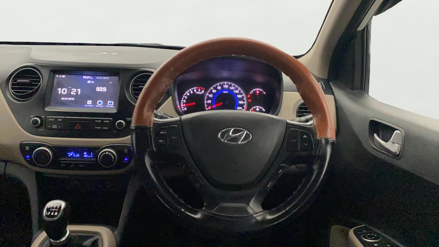 2018 Hyundai Grand i10 ASTA 1.2 KAPPA VTVT, Petrol, Manual, 66,404 km, Steering Wheel Close Up