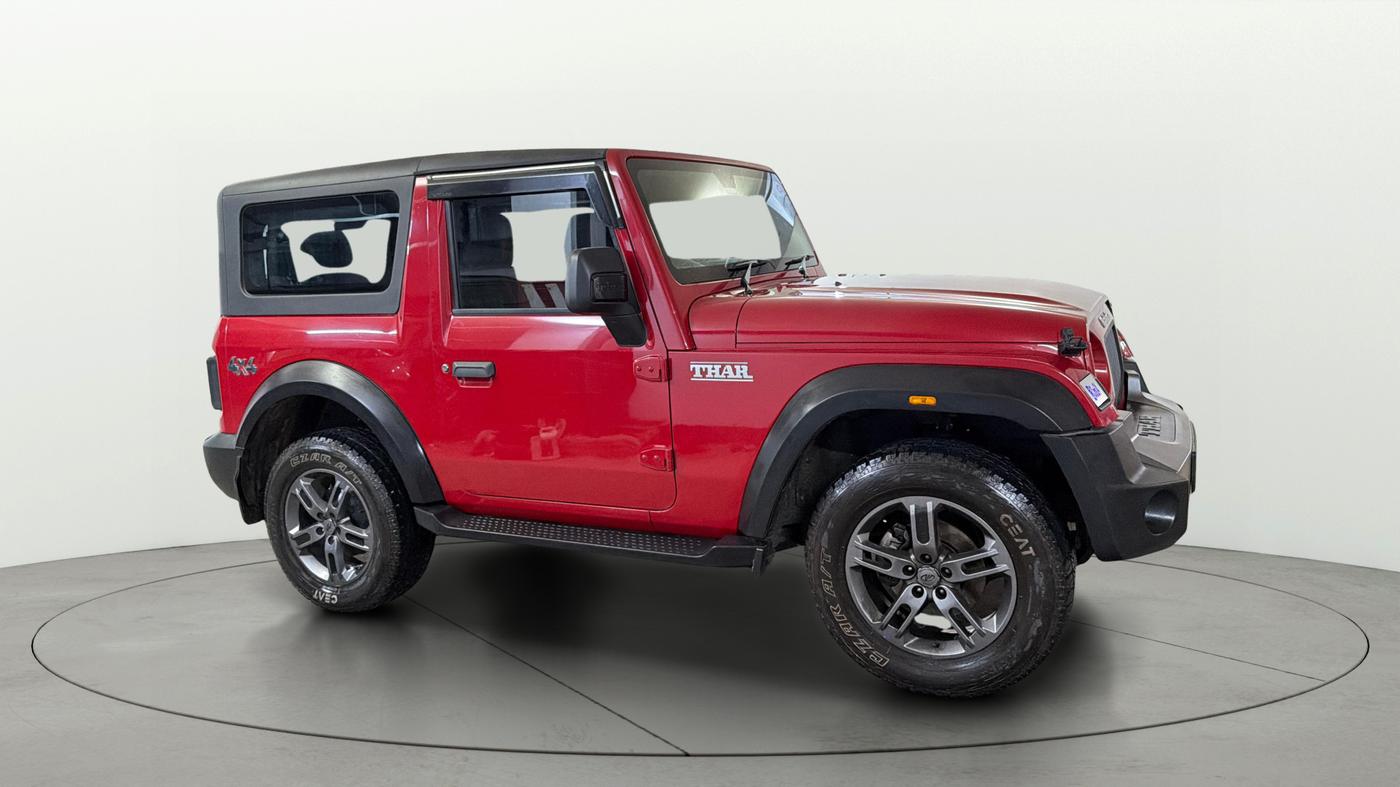 2022 Mahindra Thar LX PETROL HT 4WD AT, Petrol, Automatic, 15,193 km, Right Front Diagonal