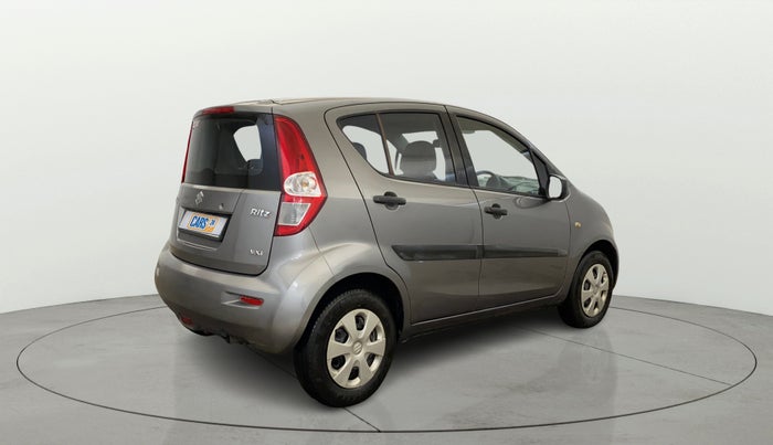 2012 Maruti Ritz VXI, Petrol, Manual, 56,899 km, Right Back Diagonal