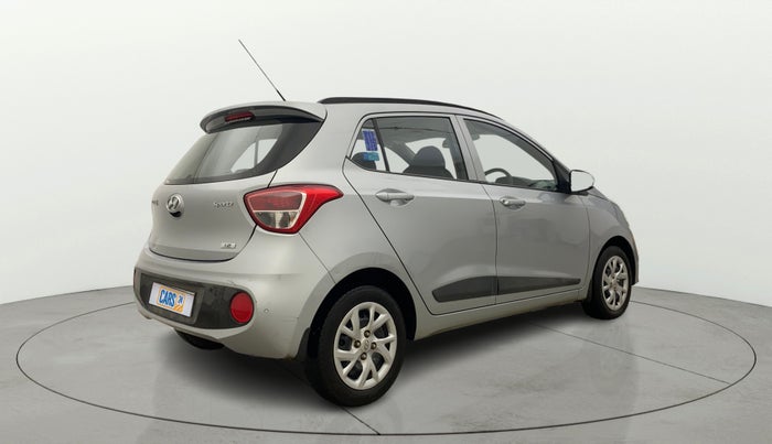2018 Hyundai Grand i10 SPORTZ 1.2 KAPPA VTVT, Petrol, Manual, 20,759 km, Right Back Diagonal