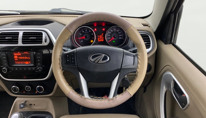2017 Mahindra TUV300 T8, Diesel, Manual, 1,25,322 km, Steering Wheel Close Up