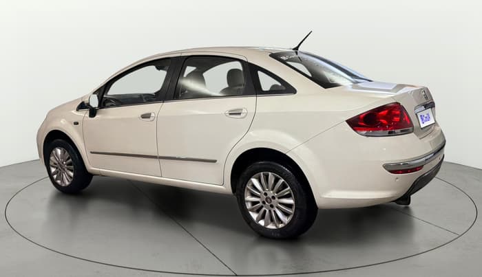 2019 Fiat Linea EMOTION 1.4 L T JET 125S, Petrol, Manual, 1,07,490 km, Left Back Diagonal