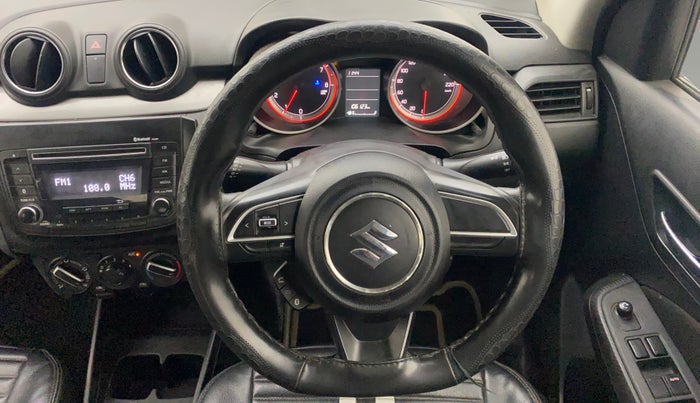 2019 Maruti Swift VXI, Petrol, Manual, 1,06,076 km, Steering Wheel Close Up