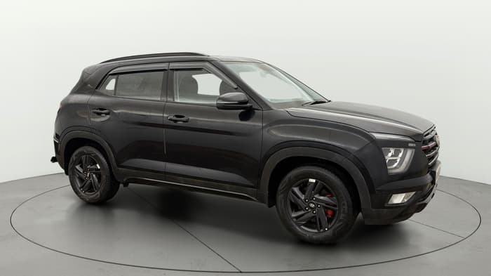 2023 Hyundai Creta S PLUS KNIGHT 1.5 PETROL, Petrol, Manual, 27,440 km, Right Front Diagonal