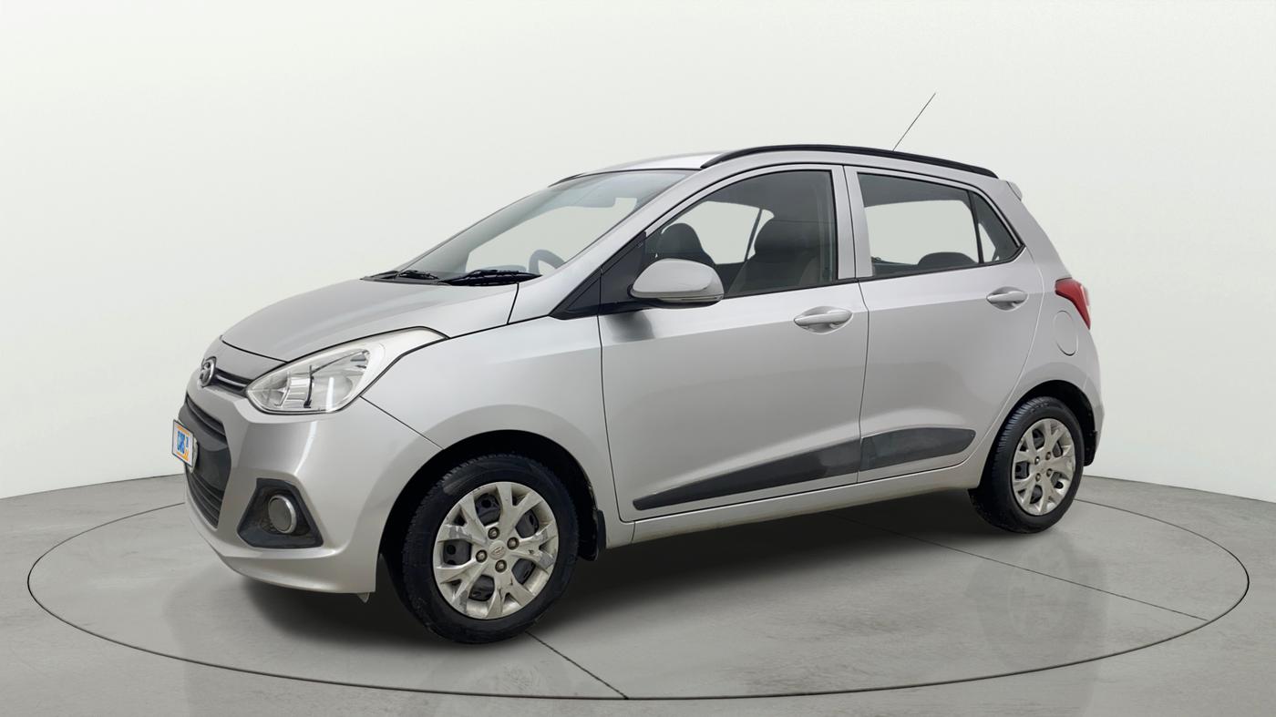 2015 Hyundai Grand i10 SPORTZ 1.2 KAPPA VTVT, Petrol, Manual, 73,343 km, Left Front Diagonal