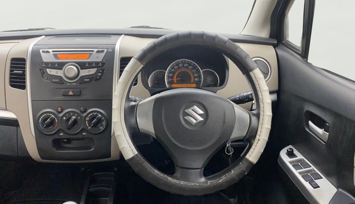 2013 Maruti Wagon R 1.0 VXI, Petrol, Manual, 56,090 km, Steering Wheel Close Up