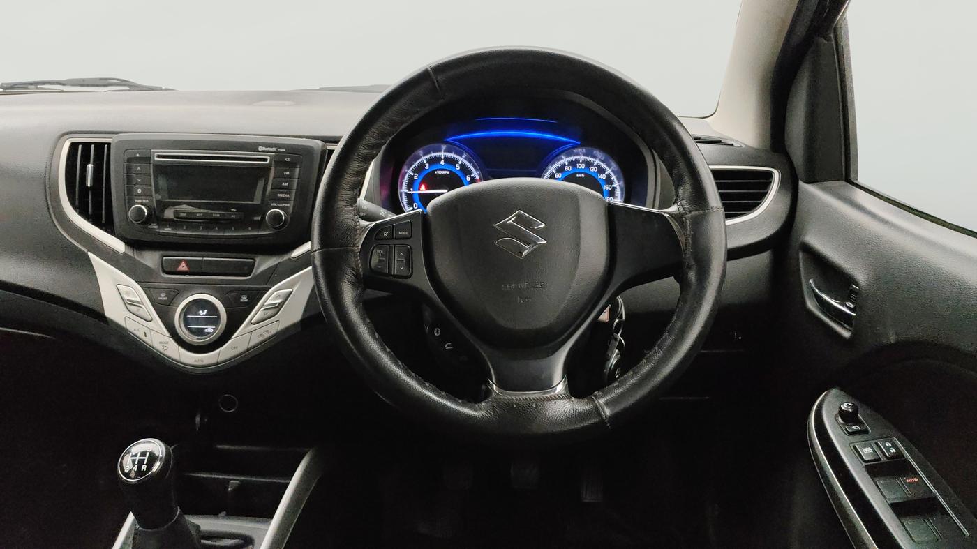 2018 Maruti Baleno DELTA PETROL 1.2, Petrol, Manual, 56,342 km, Steering Wheel Close Up