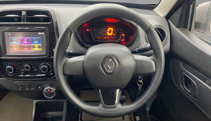 2018 Renault Kwid RXT 1.0 AMT (O), Petrol, Automatic, 6,723 km, Steering Wheel Close Up