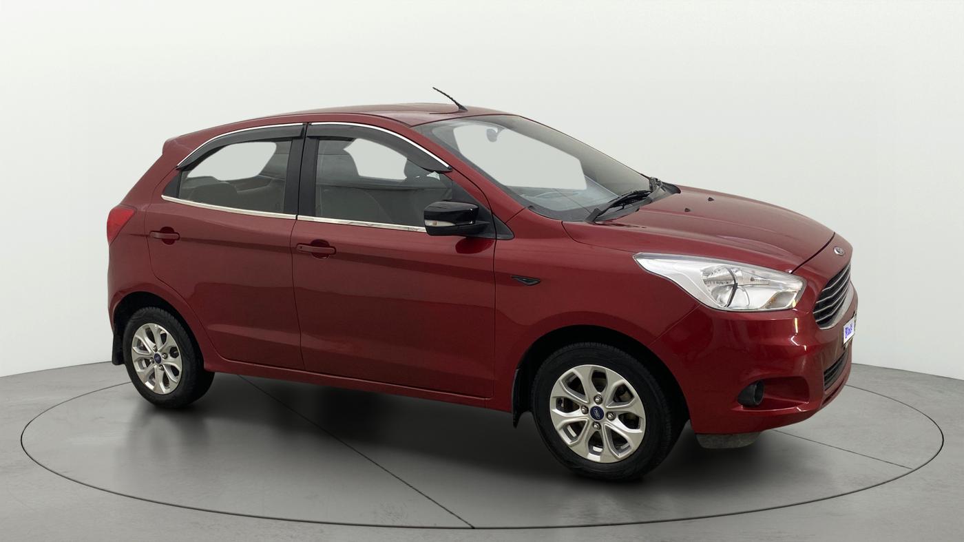 2017 Ford New Figo TITANIUM 1.2 PETROL MT, Petrol, Manual, 77,796 km, Right Front Diagonal