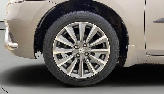 2019 Maruti Ciaz ALPHA  AT 1.5 SHVS PETROL, Petrol, Automatic, 50,804 km, Left Front Wheel