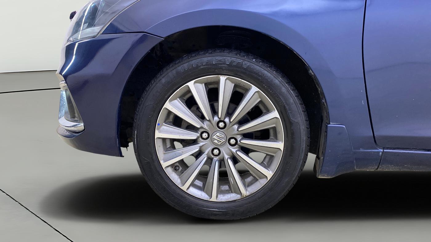 2019 Maruti Ciaz ALPHA  AT 1.5 SHVS PETROL, Petrol, Automatic, 36,500 km, Left Front Wheel