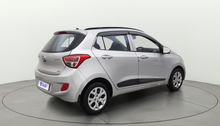 2015 Hyundai Grand i10 SPORTZ 1.2 KAPPA VTVT, Petrol, Manual, 23,209 km, Right Back Diagonal