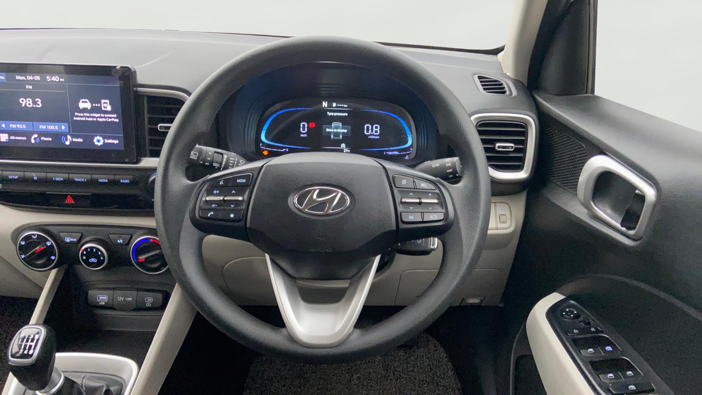 2023 Hyundai VENUE S (O) 1.0 TURBO IMT, Petrol, Manual, 17,233 km, Steering Wheel Close Up
