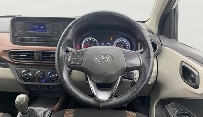 2022 Hyundai AURA S 1.2 CNG, CNG, Manual, 65,644 km, Steering Wheel Close Up