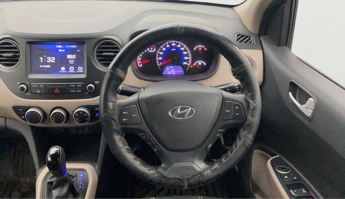 2018 Hyundai Grand i10 SPORTZ AT 1.2 KAPPA VTVT, Petrol, Automatic, 38,180 km, Steering Wheel Close Up