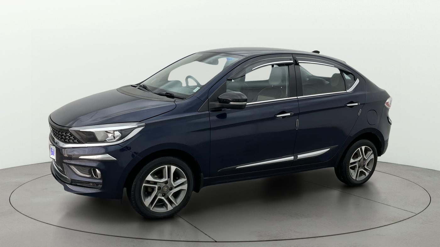 2022 Tata TIGOR XZA PLUS PETROL, Petrol, Automatic, 18,963 km, Left Front Diagonal