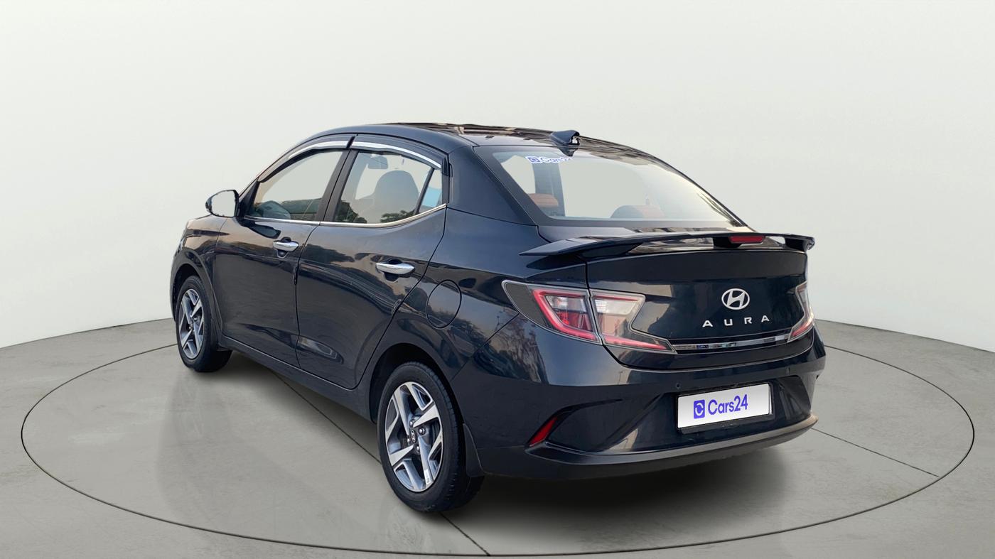 2024 Hyundai AURA SX 1.2 CNG, CNG, Manual, 36,615 km, Left Back Diagonal