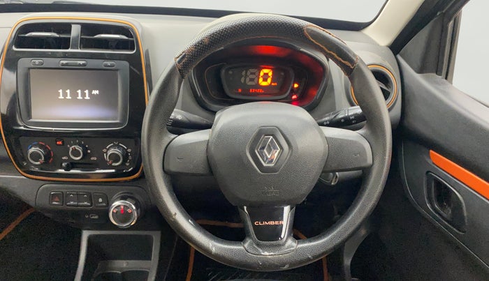 2019 Renault Kwid CLIMBER 1.0 AMT, Petrol, Automatic, 63,398 km, Steering Wheel Close Up