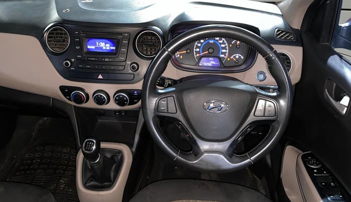 2015 Hyundai Grand i10 ASTA (O) 1.2 KAPPA VTVT, Petrol, Manual, 45,245 km, Steering Wheel Close Up
