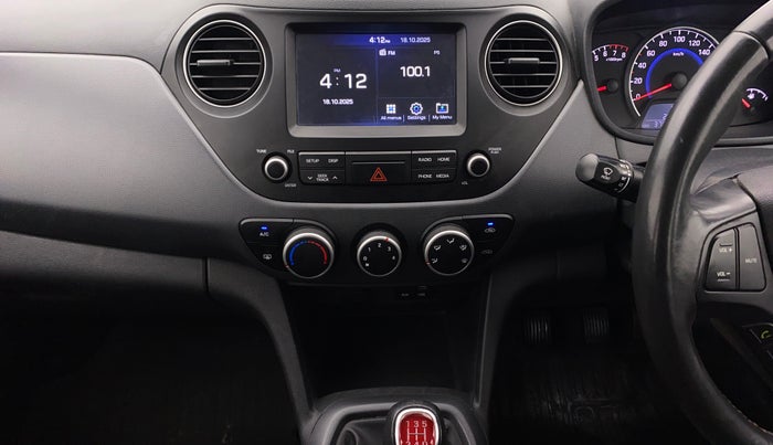 2018 Hyundai Grand i10 SPORTZ 1.2 KAPPA VTVT DUAL TONE, Petrol, Manual, 37,040 km, Air Conditioner