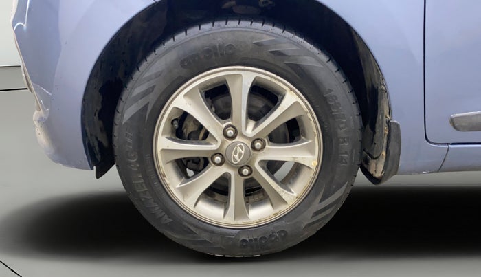 2015 Hyundai Grand i10 ASTA (O) 1.2 KAPPA VTVT, Petrol, Manual, 68,680 km, Left Front Wheel