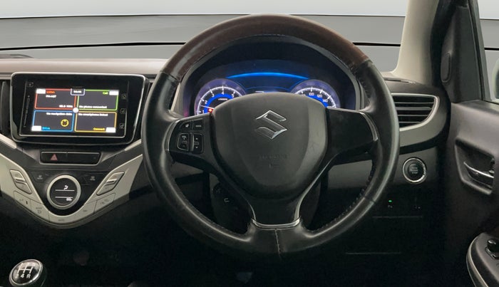 2017 Maruti Baleno ALPHA PETROL 1.2, Petrol, Manual, 70,778 km, Steering Wheel Close Up