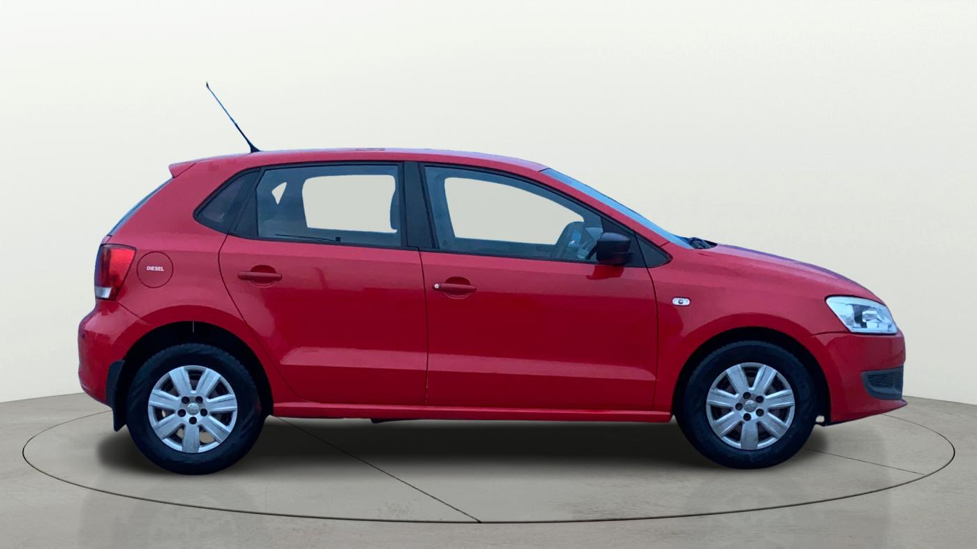 2012 Volkswagen Polo TRENDLINE 1.2L DIESEL, Diesel, Manual, 1,23,452 km, Right Side View